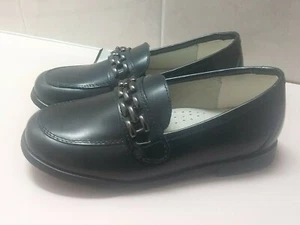 Venettini Jeremy Navy leather Dress Boys shoes Assorted Sizes EU 25 27 29 NWT - Picture 1 of 3