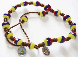 Típica Pulsera Hecha a Mano Artesanos Nativos Colombia Ecuador Venezuela Tricol - Imagen 1 de 6