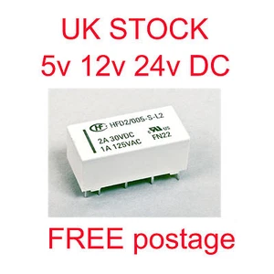5v, 12v, 24V Coil Bistable Latching Relay DPDT 2A 30VDC - High Quality - Picture 1 of 1