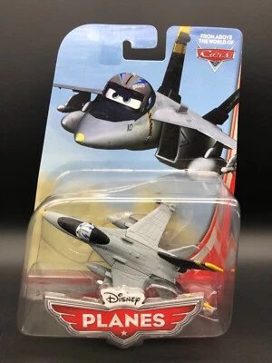 Disney Pixar Planes Bravo Jolly Wrenches USS Flysenhower Fighter Jet Val Kilmer - Image 1 of 4