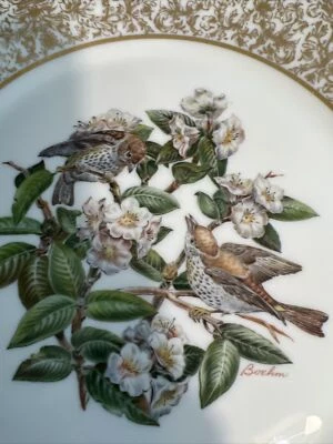 lenox plates with birds - Image 1 of 4