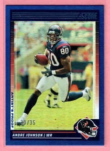 2024 Panini Score Andre Johnson Artists Proof #/35 Texans SP - Bild 1 von 2