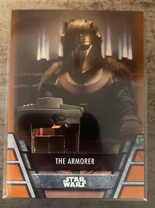 2020 Topps Star Wars The Armorer from Mandalorian #MD-3 Holocron Orange /99 - Picture 1 of 2
