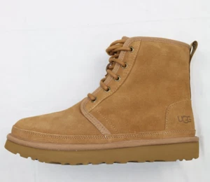 UGG NEUMEL HIGH Chestnut SUEDE SHEEPSKIN MEN'S LACE UP BOOTS SIZE 8/UK 7/EU 41 - Picture 1 of 13