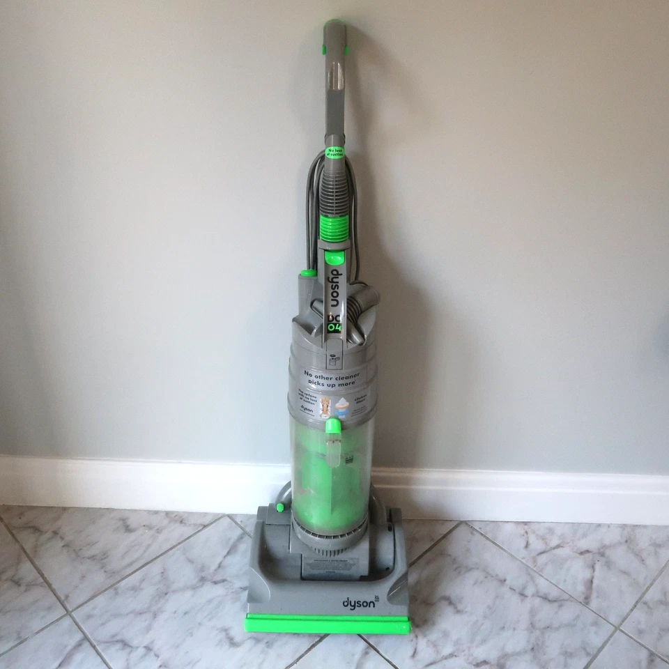 Dyson DC04 Upright Vacuum Cleaner – Green & Grey - Image 1 of 4