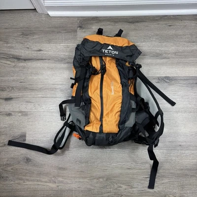 Teton Sports Summit 1500 Hiking Backpack 25L Orange & Black Outdoor Adventure - Image 1 of 4