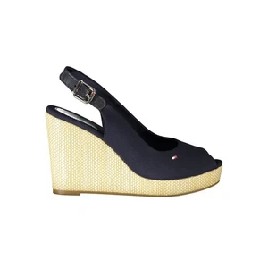 Tommy Hilfiger Blue Cotton Sandal - Picture 1 of 5