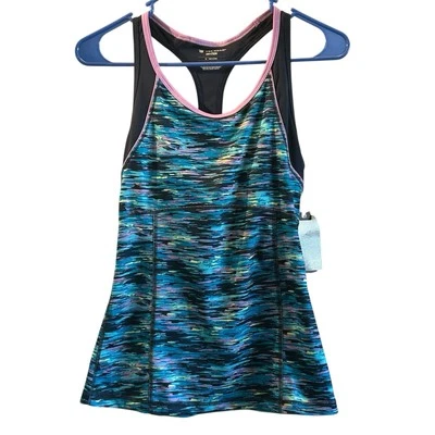 Camiseta sin mangas Tek Gear pequeña entrenamiento correr gimnasio ejercicio atlético deportivo yoga salón Foto 1 de 4