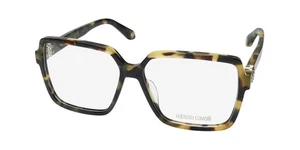 NUEVAS GAFAS ROBERTO CAVALLI VRC050 CUADRADAS 0AGG MARRÓN ITALIA PLÁSTICO BORDE COMPLETO - Imagen 1 de 8