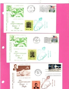 5th Anniversary of Gemini Flights, WITH NASA LOCA STAMPS  (1627 - Picture 1 of 2