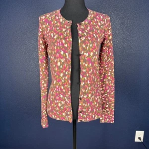 Merona Pink and Brown Cardigan Sweater, Size XS - Picture 1 of 8