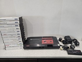 Sega Master System / Power Base, 12 Games, Cables, One Controller, One Joystick
