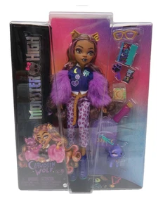 NEU Monster High Clawdeen Wolf Modepuppe mit Haustier Hund Halbmond und Zubehör - Bild 1 von 4