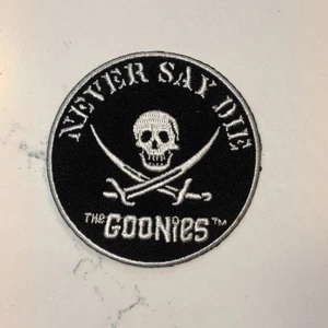 The Goonies - Never Say Due - gestickter Aufnäher - 3x3" - Bild 1 von 2