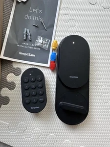 Black SimpliSafe Smart Door Lock with PIN Keypad And Hardware. - Picture 1 of 8