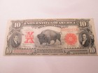 1901 $10 BISON LEGAL LARGE SIZE NOTE IN EXTRA FINE CONDITION