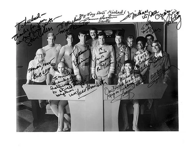 Foto autografiada de Star Trek 8x10 y Gene Roddenberry reimpresión coleccionable Foto 1 de 4