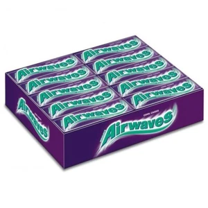 Wrigleys Airwaves Blackcurrant Menthol Chewing Gum 10 Pieces X 30 Pack - Picture 1 of 2