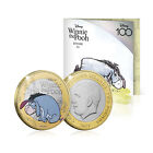 Disney 100th Anniversary D100 Winnie the Pooh Eeyore BU £2 Colour Coin 2023