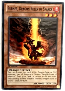 YuGiOh! - Burner, Dragon Ruler of Sparks - LTGY-EN097 - 1st Edition - Common - Picture 1 of 1