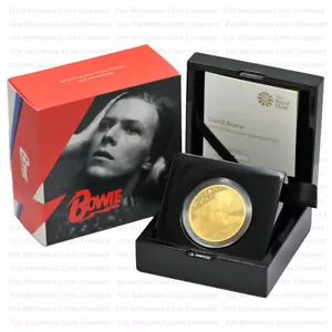 More details for 2020 royal mint music legends david bowie gold proof two ounce 2oz coin