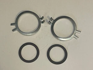  NORTON Exhaust Gasket 06-3995 With Tab Washer 06-2412 750 COMMANDO U.K. Made - Picture 1 of 3