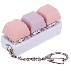 Tastatur-Zappelspielzeug Zappelklicker Schlüsselschalter Schlüsselanhänger Welle - Bild 1 von 12