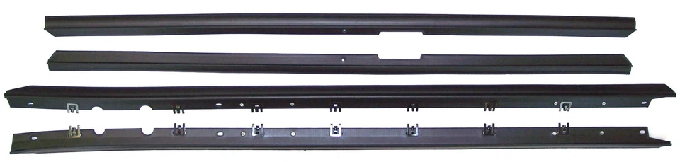 1984-1989 Chevrolet Corvette inner & outer belt line molding, window sweep seals - Image 1 of 2