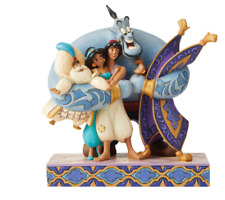 Jim Shore 6005967 Aladdin Group Hug 2020 NEW Genie Disney Traditions