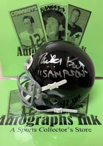 Richard Kiel Autographed The Longest Yard Samson Mini Helmet Deceased I19 - Picture 1 of 3