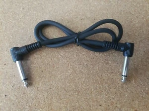 Pedal de guitarra 2 pies parche de audio cable ángulo recto a ángulo recto - Imagen 1 de 2
