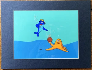 Charlie Tuna Original matted artwork Animation Cel - Picture 1 of 2