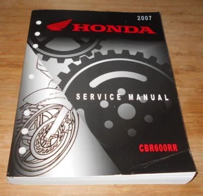 HONDA CBR600RR 2007 CBR MANUAL DE REPARO DE SERVIÇO MECÂNICO, LIVRO - Imagem 1 de 2