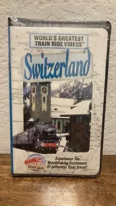 VHS World's Greatest Train Ride Videos: Switzerland (VHS, 1996) - Factory Sealed - Picture 1 of 6