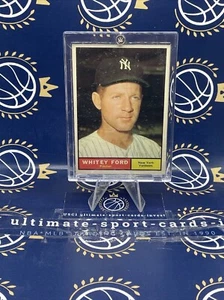🇺🇸⚾️1961 Topps #160 Whitey Ford UER/Incorrect listed/as 5'0 tall-NM-MT*RARE*📈 - Picture 1 of 2