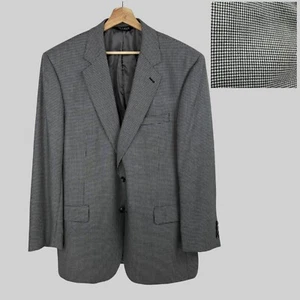 Blazer Jos A Bank Gordon 44 L Pata de Gallo Gris Lana Dos Botones Chaqueta Abrigo Deportivo - Imagen 1 de 15