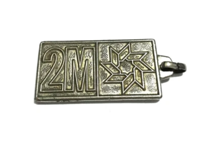 Moroccan Television Radio, Channel Two 2M Keychain, Keyring From Moroccan - Image 1 of 4