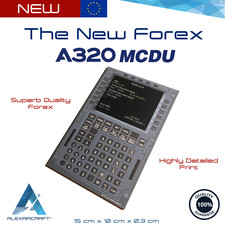 Airbus A320 MCDU Forex Panel Flight Simulator Home Cockpit Saitek FS2020 X-Plane