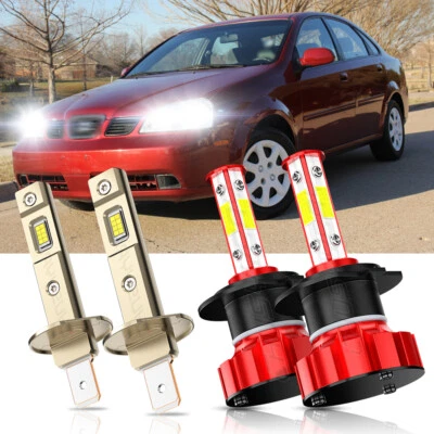 For Suzuki Forenza 2004 2005 2006 2007 2008 LED Headlight Bulbs High Low Beam - Image 1 of 4