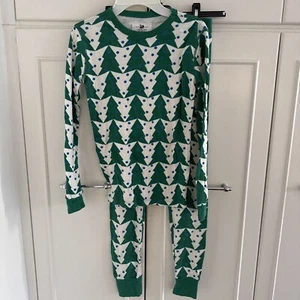 J Crew Crew Cuts Christmas Tree Pajama Set Boys 12 Xl - Picture 1 of 24
