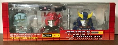 Loyal Subjects Transformers 3 SDCC Exclusive Smokescreen Mirage G2 Sideswipe - Image 1 of 4