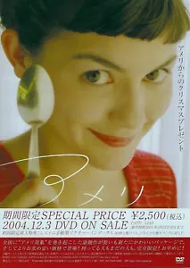 Programa de DVD Amelie (Audrey Tautou) Japón B5 2001 Chirashi 7""X10 - Imagen 1 de 1
