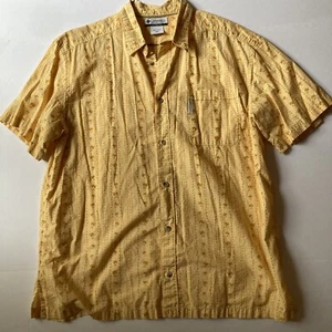 Columbia Men’s Yellow Chino Camp Short Size XL Tropical - Picture 1 of 7