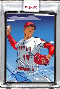 2021 TOPPS PROJECT 70 #385 SHOHEI OHTANI BY NATUREL P70 AP SILVER FRAME 04/51 - Picture 1 of 2
