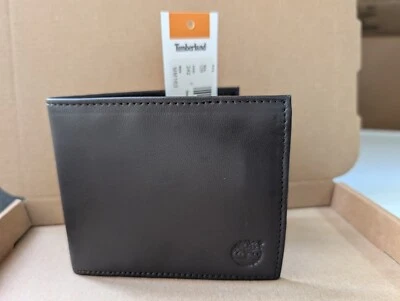 Timberland Men's Leather Wallet With Coin Pocket. RRP £60