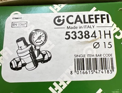 Caleffi 15mm Pressure Reducing Valve 533841H