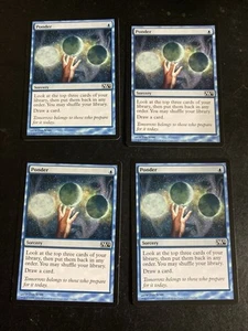 MTG - NM - PONDER X4 - Core Set M12 - Picture 1 of 9