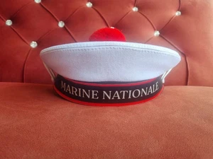 Cappello Marinaio Nazionale Francese - Replica Berretto Marina Militare Tutte le Taglie - Foto 1 di 9