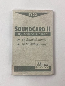 Metrasound SY22 RAM Program Sound Cards card II - Picture 1 of 5