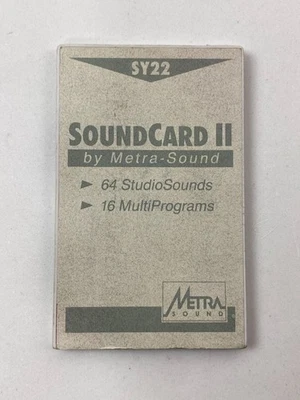Metrasound SY22 RAM Program Sound Cards card II - Image 1 of 4